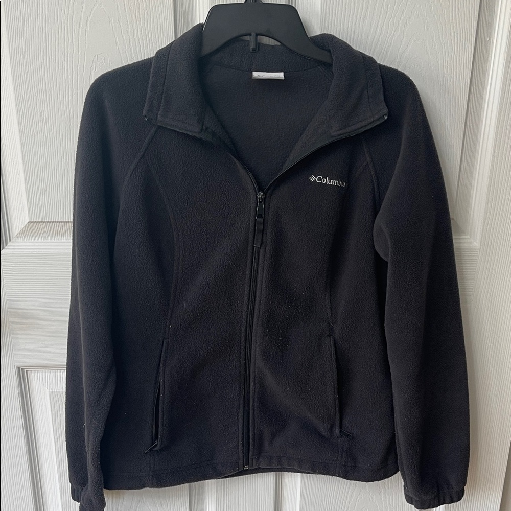 Columbia Black Full-Zip Fleece Jacket